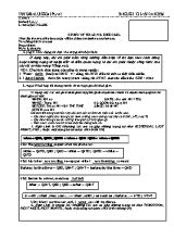 Giáo án Phụ đạo môn Tiếng Anh Lớp 12